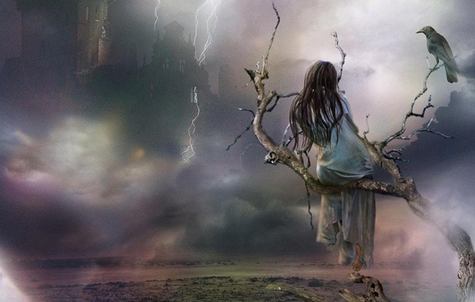 Swinging To You Wallpaper,digital Hd Wallpaper,girl - Woman On A Swing Art - HD Wallpaper 