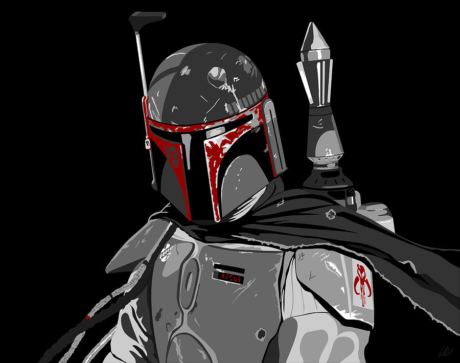 Boba Fett Star Wars Pop Art - HD Wallpaper 