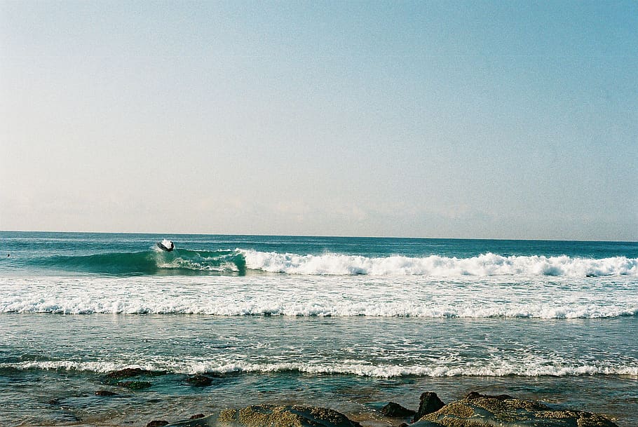 Surf, 100% Film, Canon, Ae1, Surfer, Waves, Long Live - Sea - HD Wallpaper 