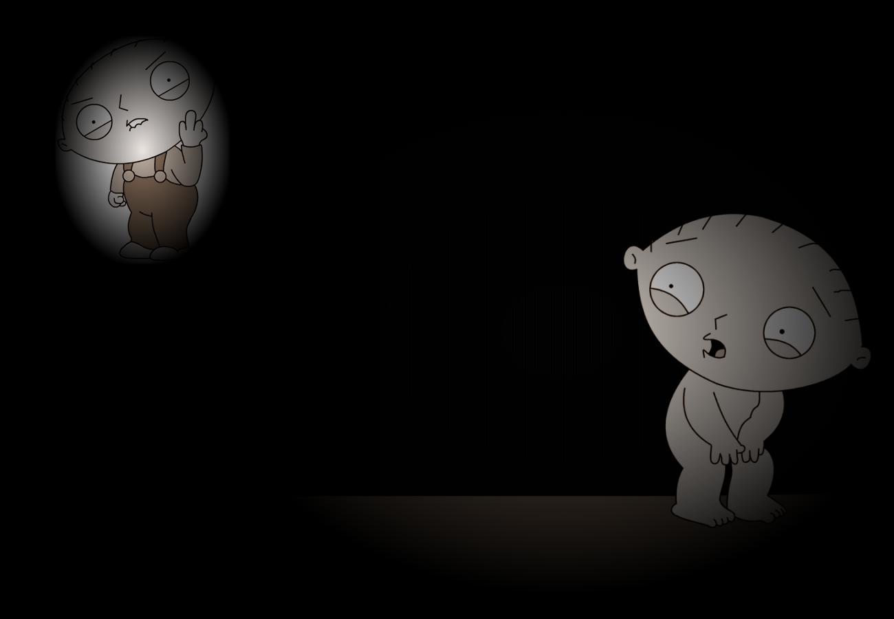 Scared Stewie - Stewie - HD Wallpaper 