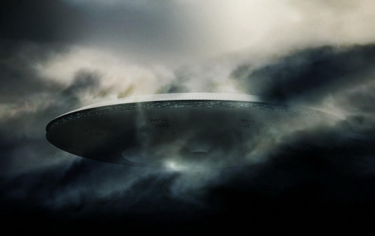 Dunkle Ufo Wallpapers - Ufo Stock - HD Wallpaper 