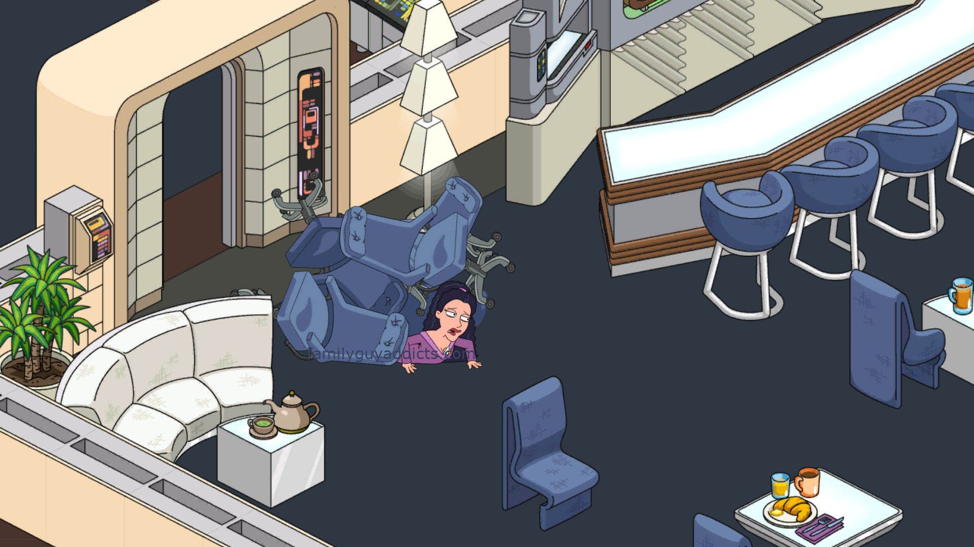 Deanna Troi Ten Forward - Cartoon - HD Wallpaper 