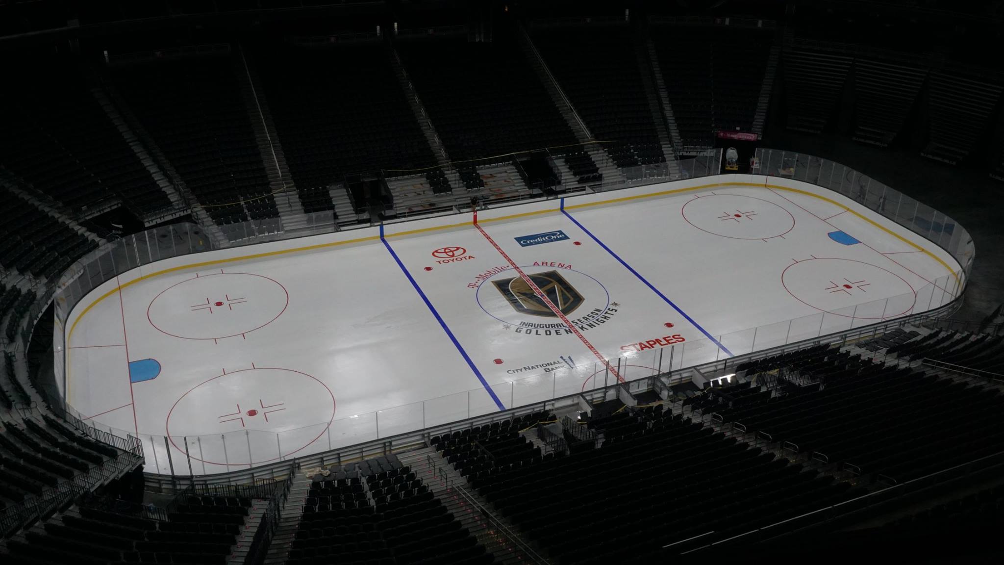 Vegas Golden Knights Hockey Rink - HD Wallpaper 