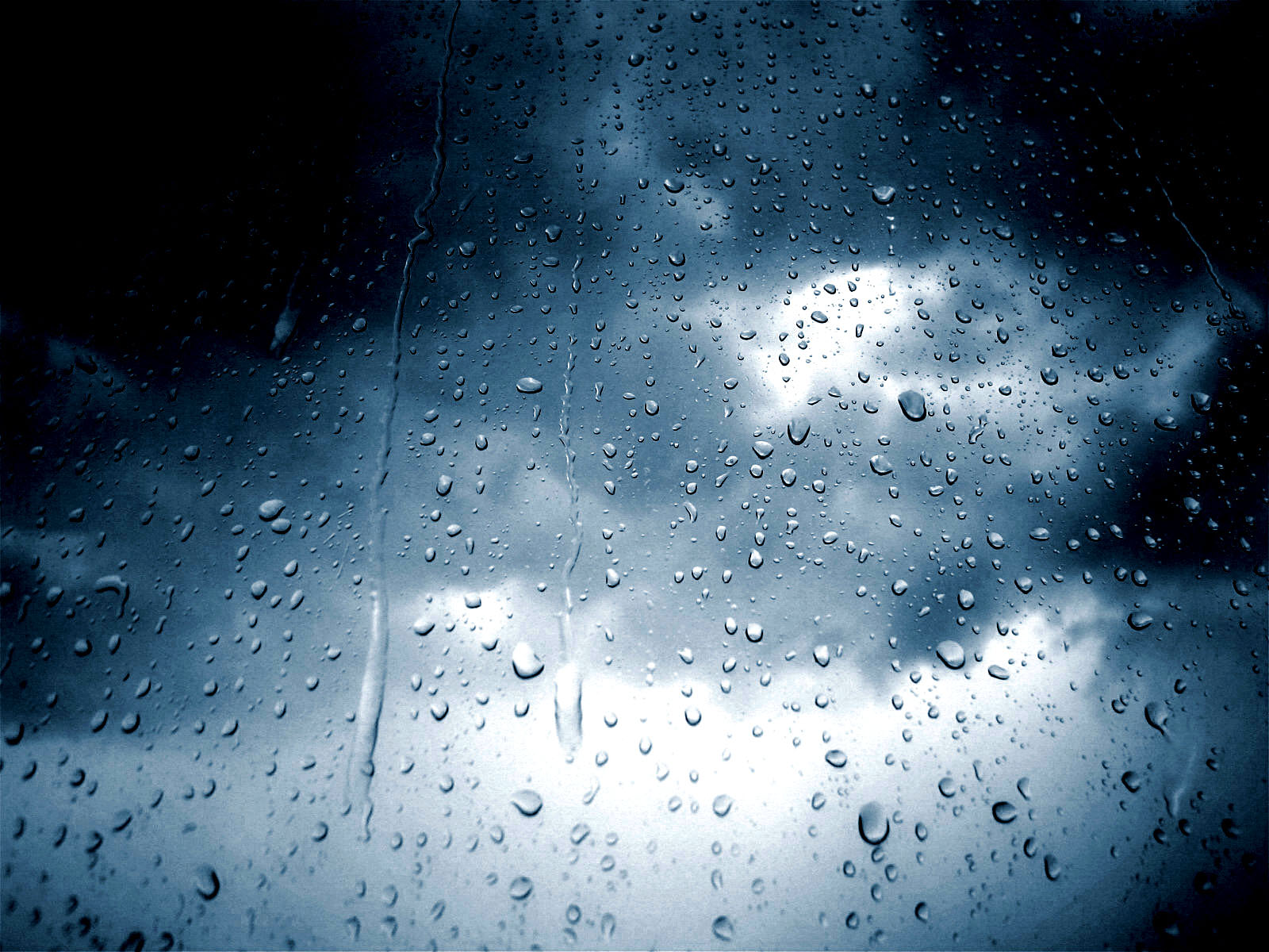 Beautiful Rain Background - HD Wallpaper 