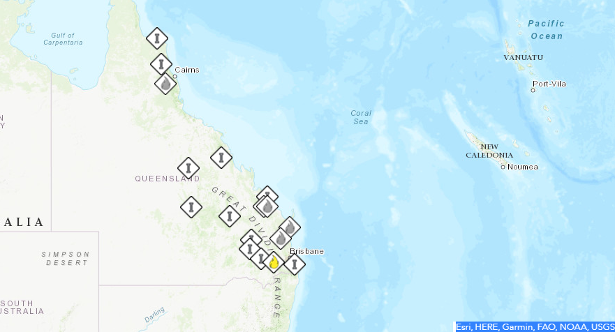 Queensland Fire Map - Atlas - HD Wallpaper 