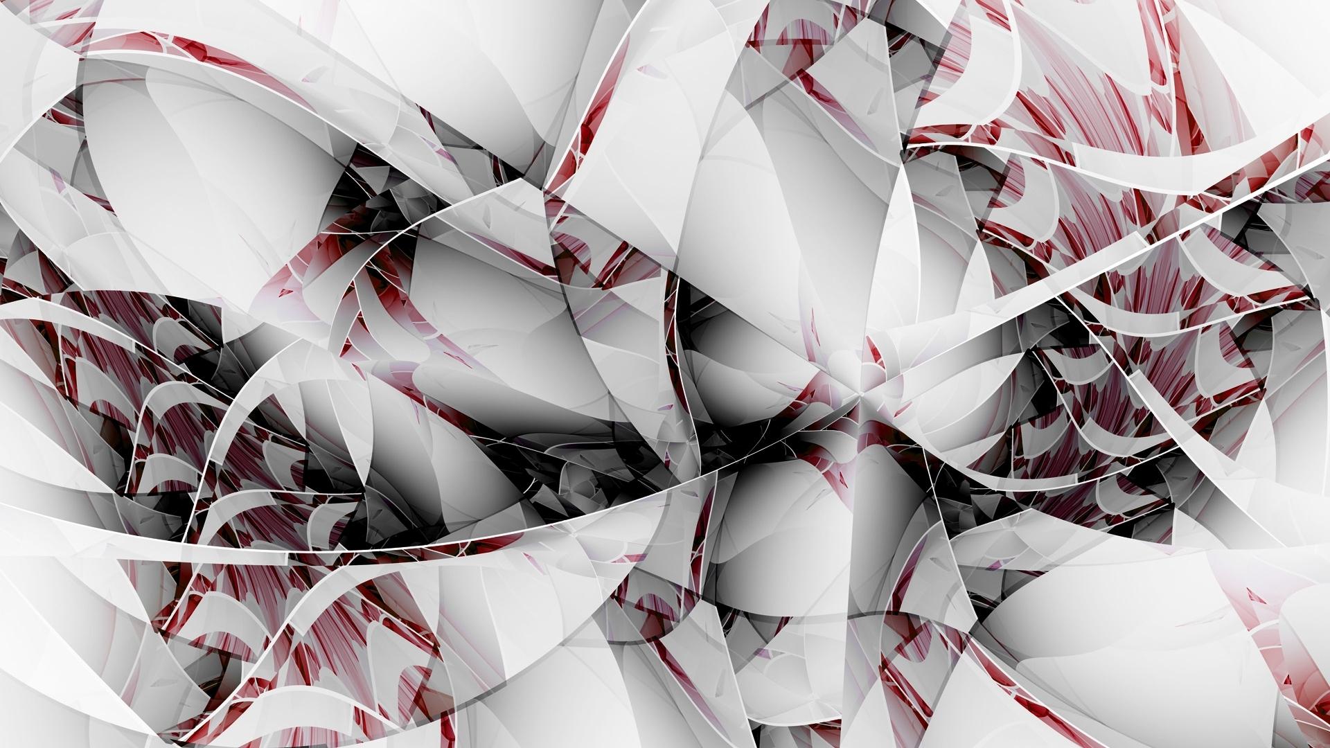 White And Red 4k Wallpaper Abstract - HD Wallpaper 