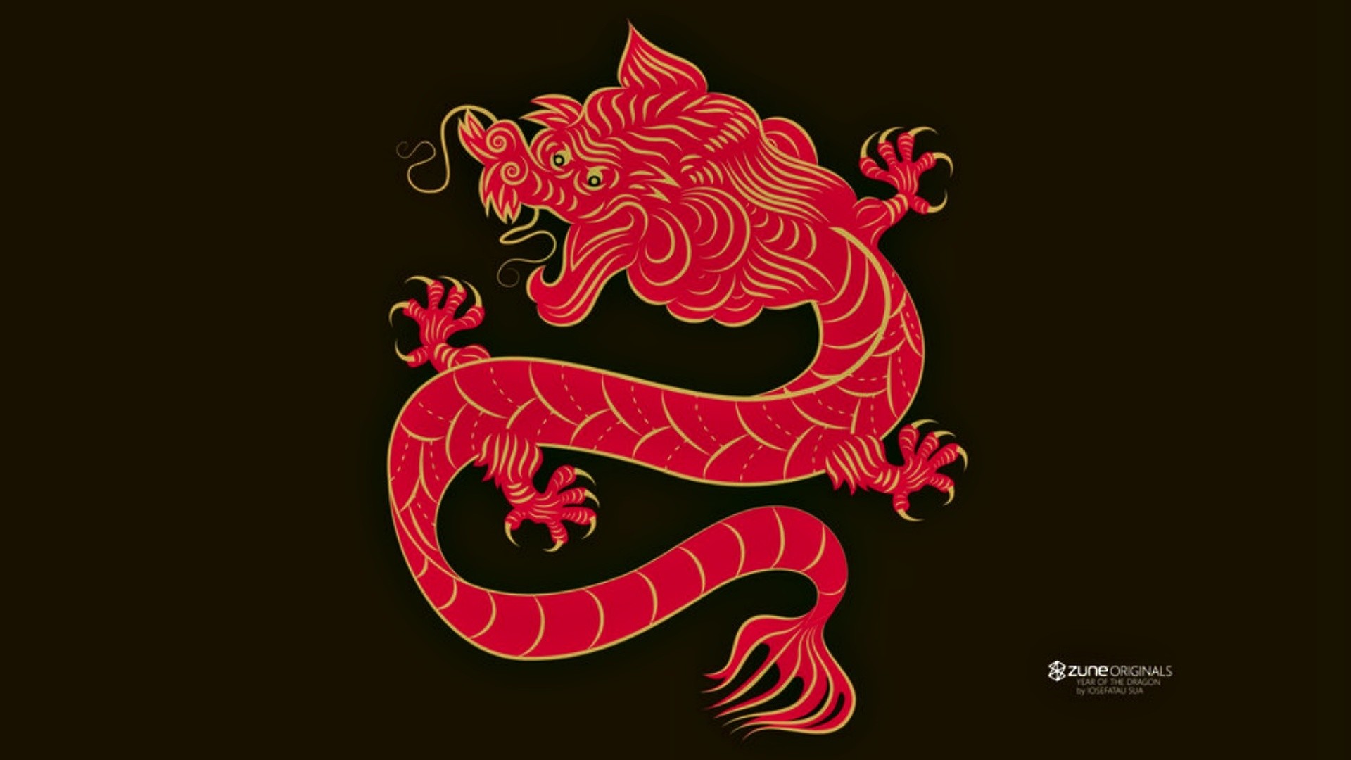 Chinese Zodiac Dragon - Hd Pc Wallpaper Chinese Dragon - HD Wallpaper 
