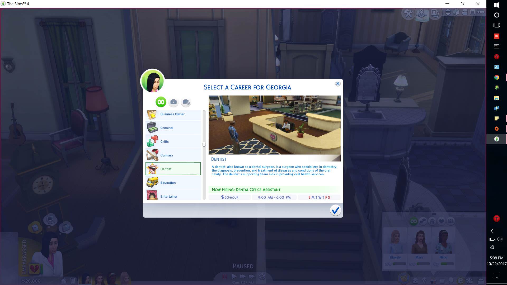 Sims 4 Nursing Career - HD Wallpaper 