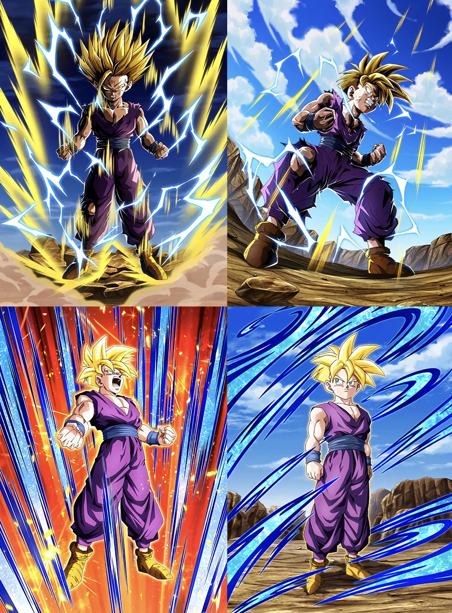 Gohan Ssj2 Dokkan Battle - HD Wallpaper 