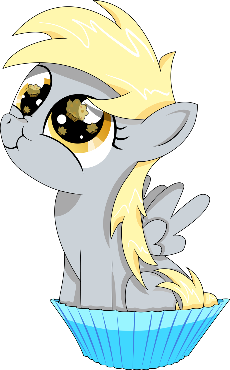 Derpy Hooves Rarity Rainbow Dash Pony Yellow Mammal - My Little Pony Derpy Cute - HD Wallpaper 