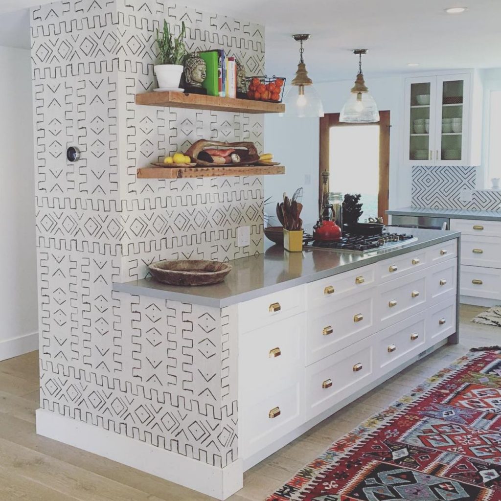 Kitchen Wall - Mali Wallpaper Amber Interiors - HD Wallpaper 