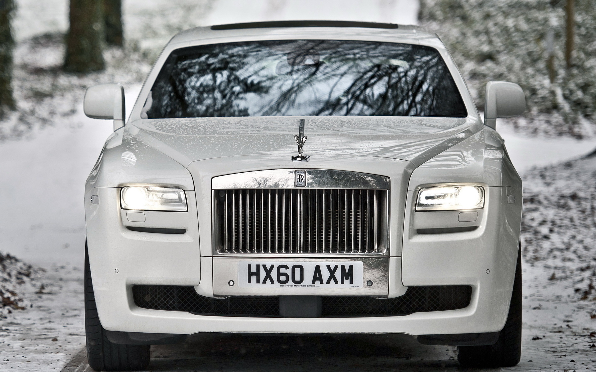 Front Of A Rolls Royce - HD Wallpaper 
