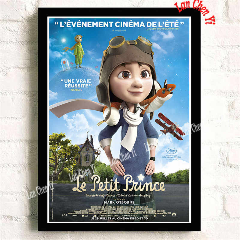 Classic Anime Le Petit Prince Coated Paper Poster Cafe - Little Prince Movie Poster - HD Wallpaper 