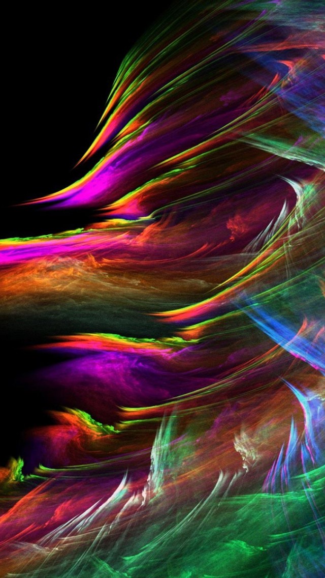 Windstorm Fractal Iphone Wallpaper - Iphone Wallpaper Fractal - HD Wallpaper 