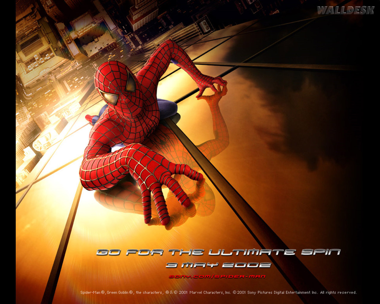Spider Man 2002 Wallpaper Hd - HD Wallpaper 