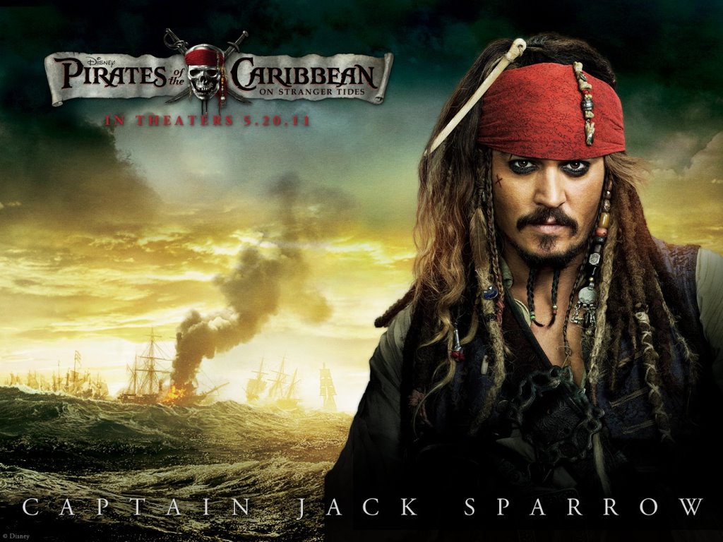 Pirates Of The Caribbean - Download Images Of Captain Jack Sparrow - HD Wallpaper 