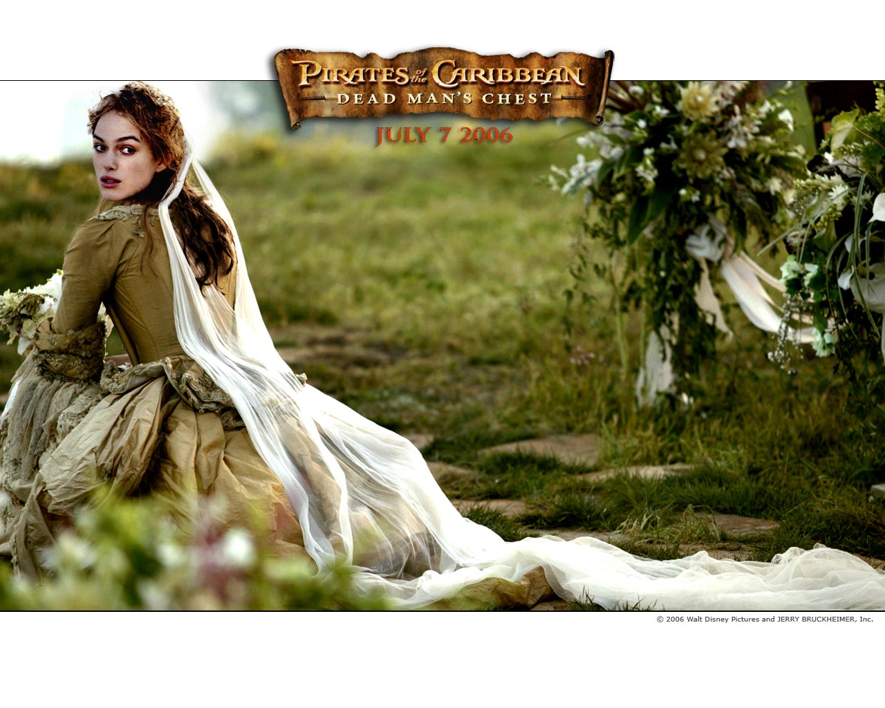 Keira Knightley In Pirates Of The Caribbean - Keira Knightley Pirates Of The Caribbean Dead Man's - HD Wallpaper 