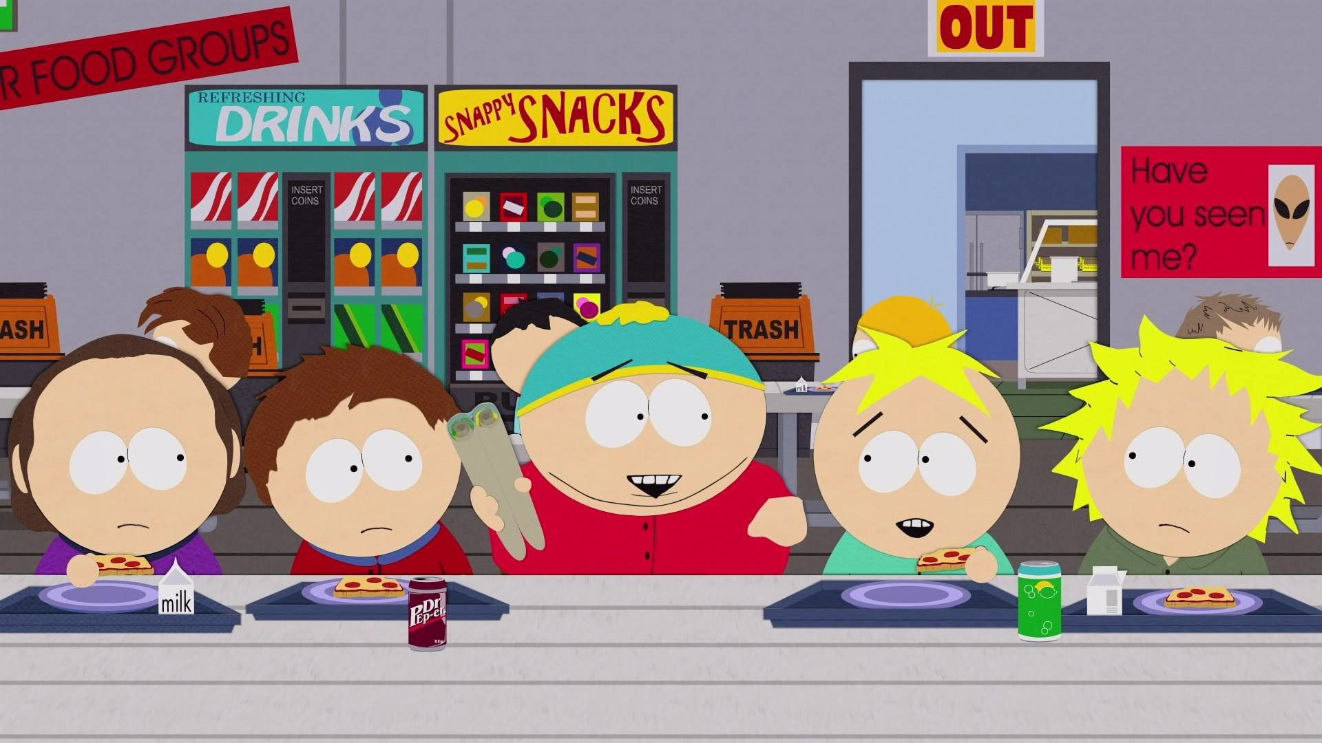 1920x1080, 
 Data Id 353448 
 Data Src /walls/full/3/7/0/353448 - South Park Cafeteria Food - HD Wallpaper 