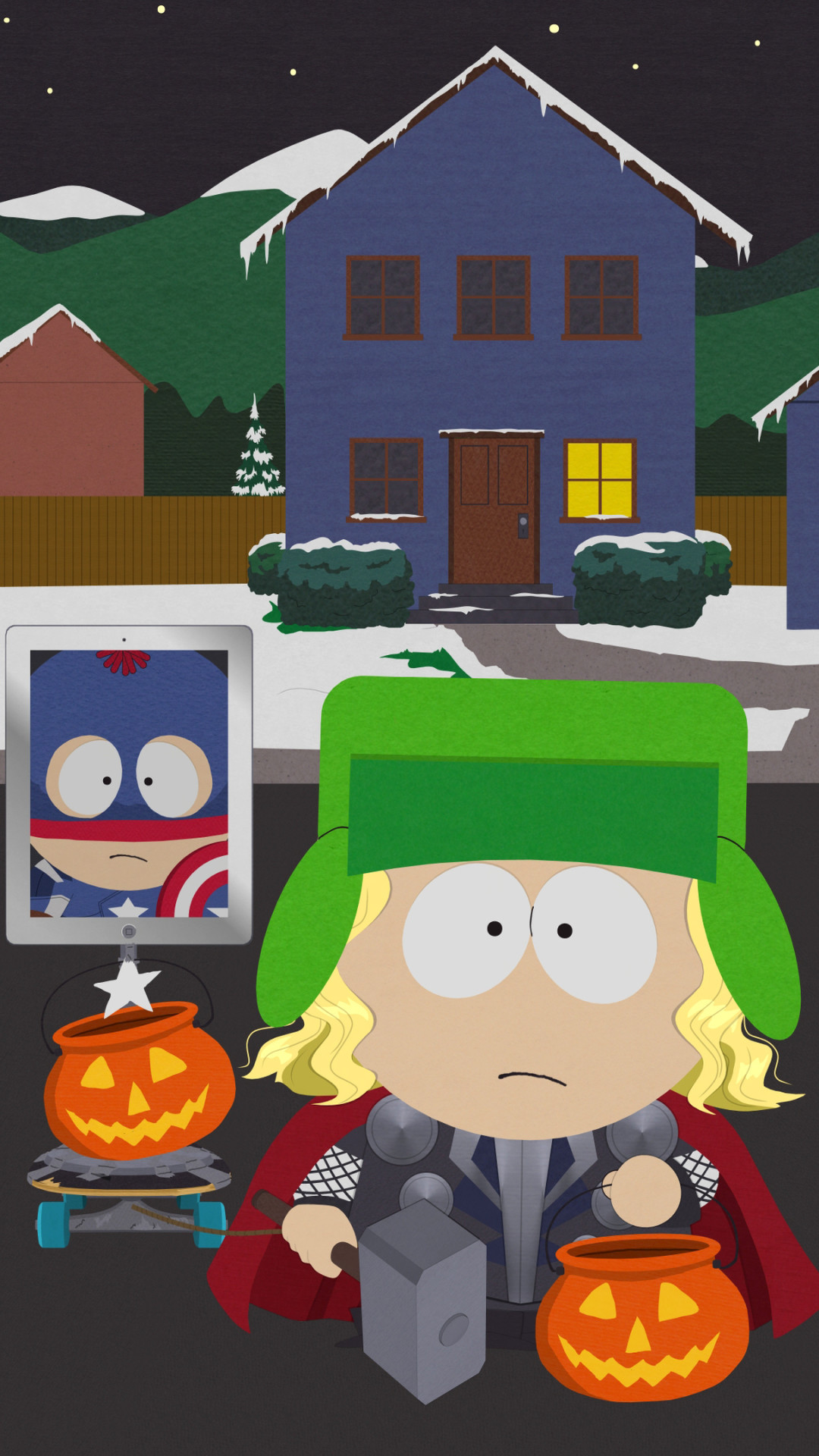Wallpaper 679726 
 Data-src /w/full/3/e/4/383483 - South Park Halloween Gif - HD Wallpaper 