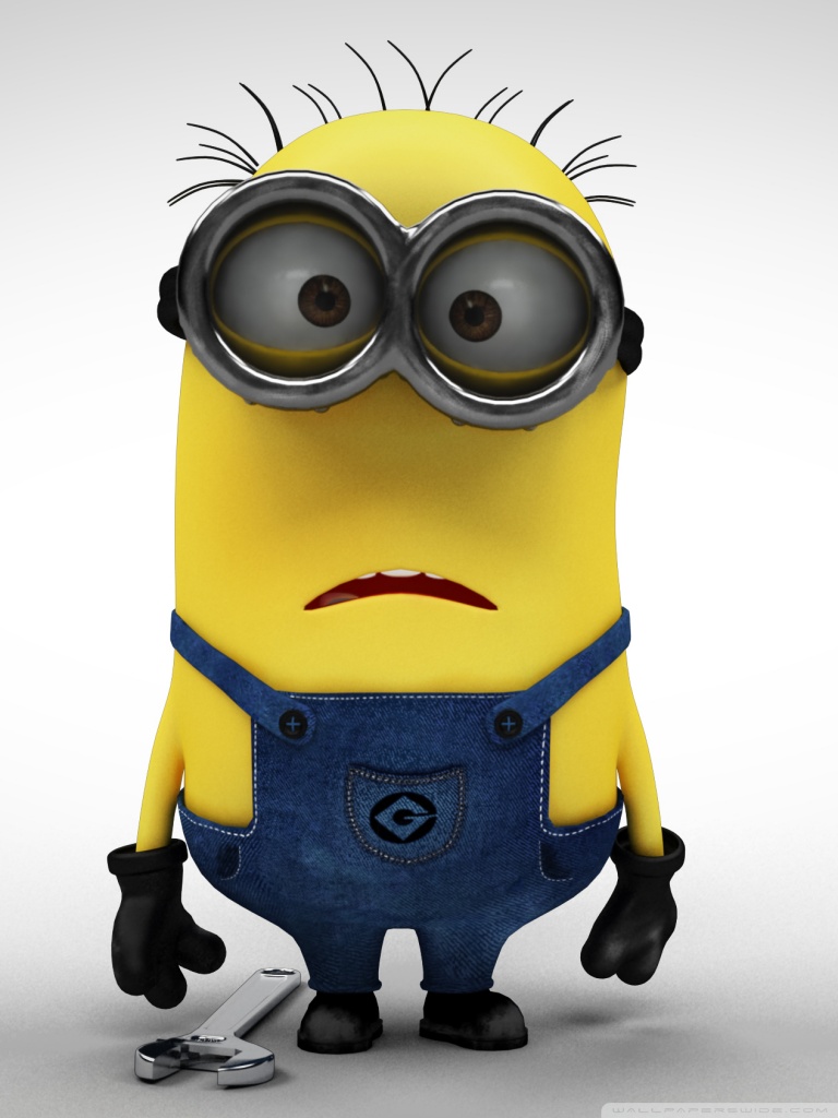 Full Screen Minion Wallpaper Hd For Mobile - HD Wallpaper 