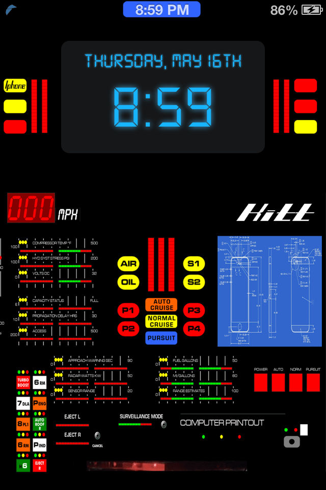 Knight Rider Wallpaper Iphone - HD Wallpaper 