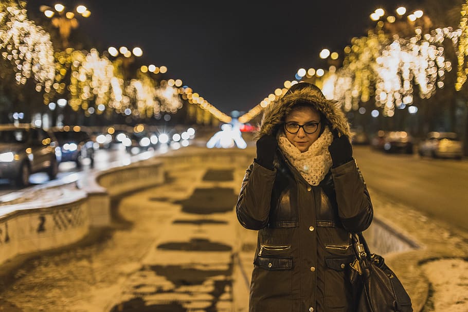 Romania, Bucharest, Lights, Christmas, City, Cold, - HD Wallpaper 