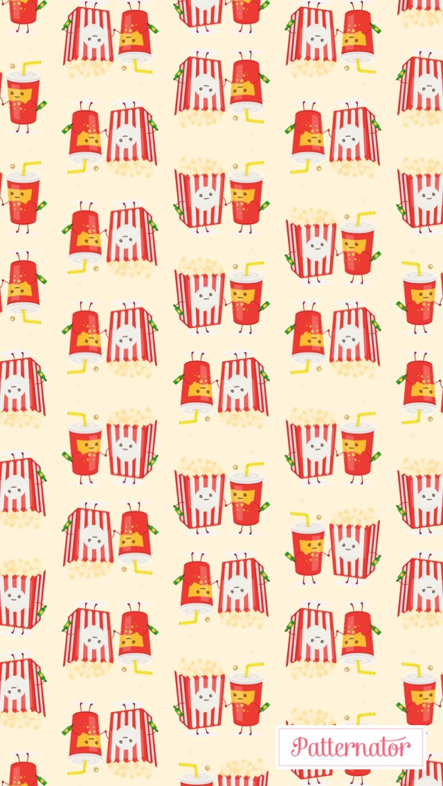Pop Corn, Soda, And Wallpaper Image - HD Wallpaper 