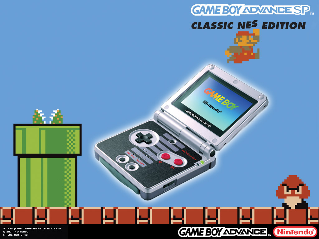 Gameboy Advance Sp - Game Boy Sp Mario Bros - HD Wallpaper 