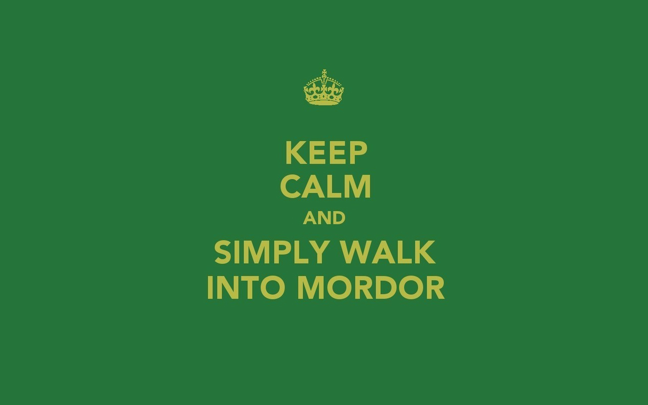 Senhor Dos Aneis, Mordor, And Boromir Image - Keep Calm - HD Wallpaper 
