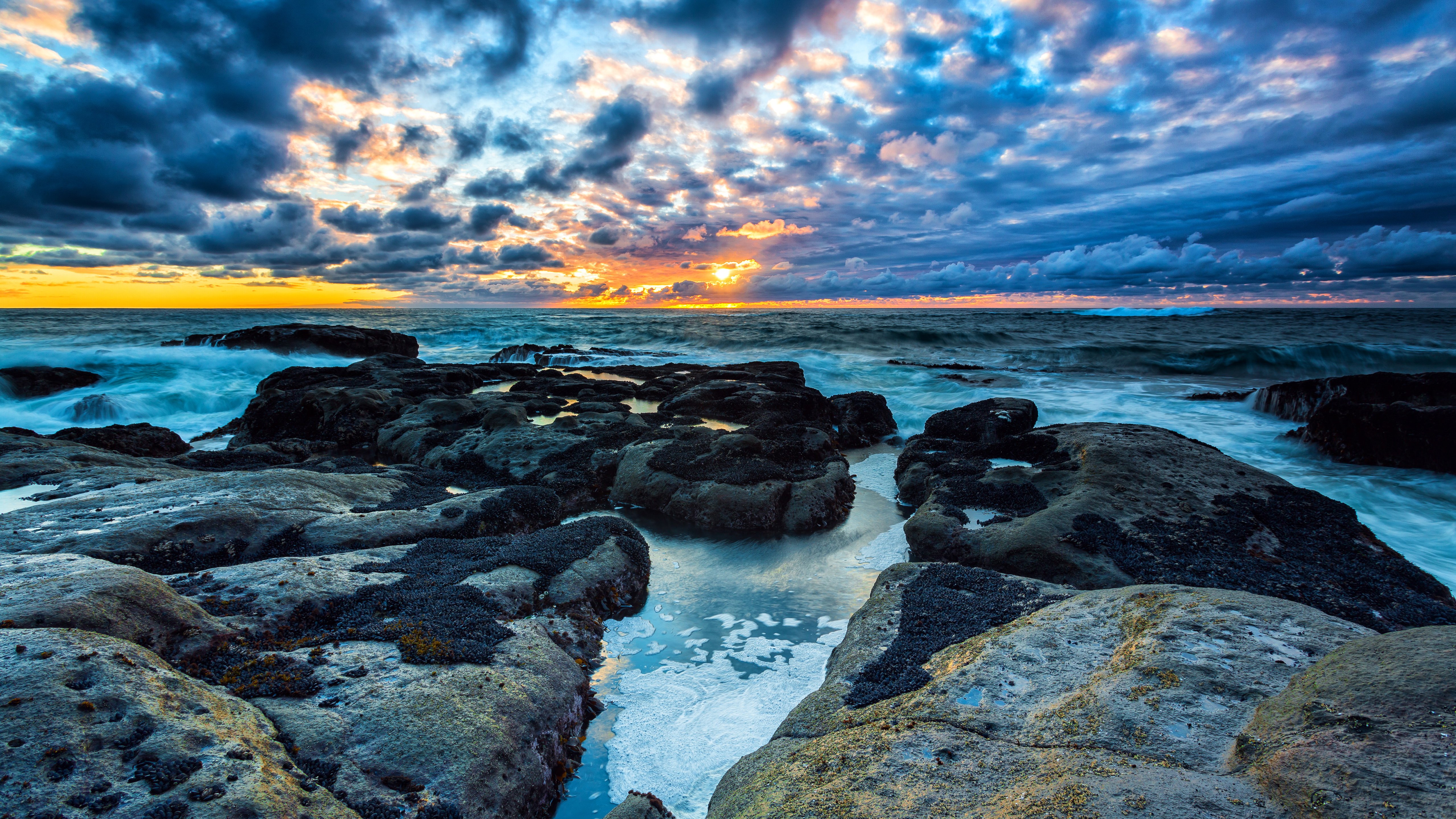 Storm Arrival - Beautiful Landscape 2k - HD Wallpaper 