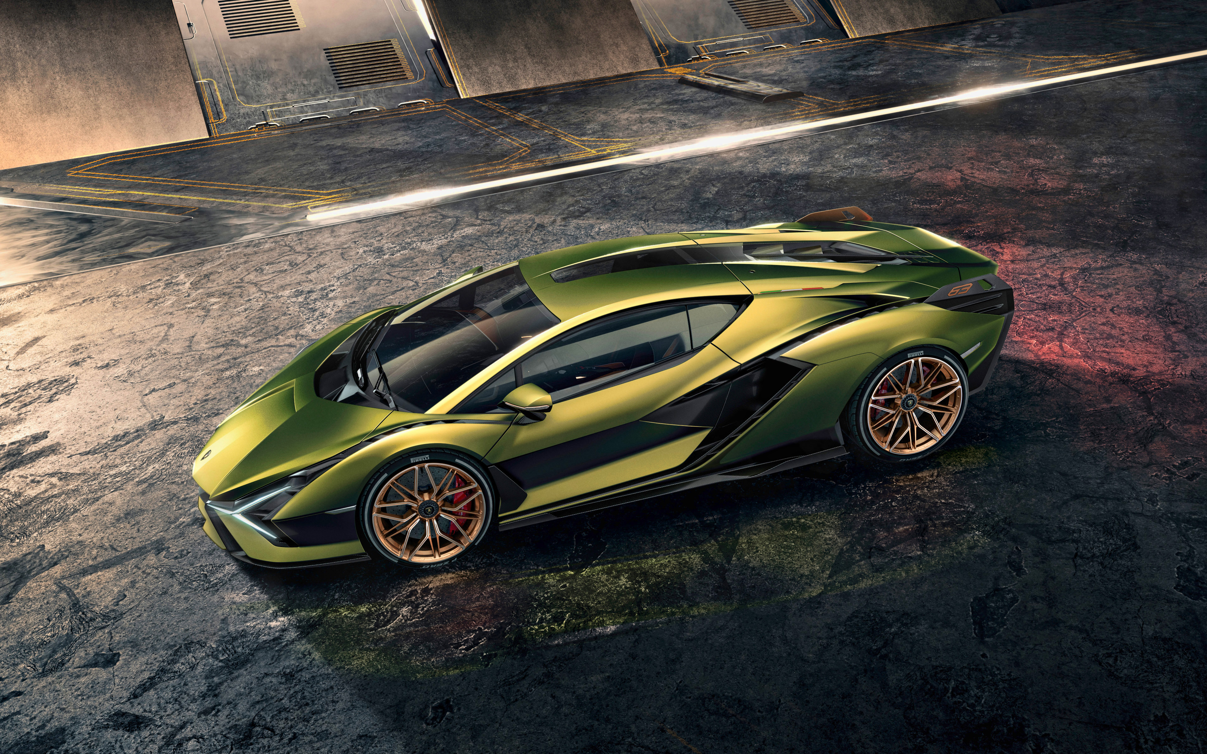 Lamborghini Sian, 4k, Hypercars, 2019 Cars, Supercars, - Lamborghini Sian - HD Wallpaper 