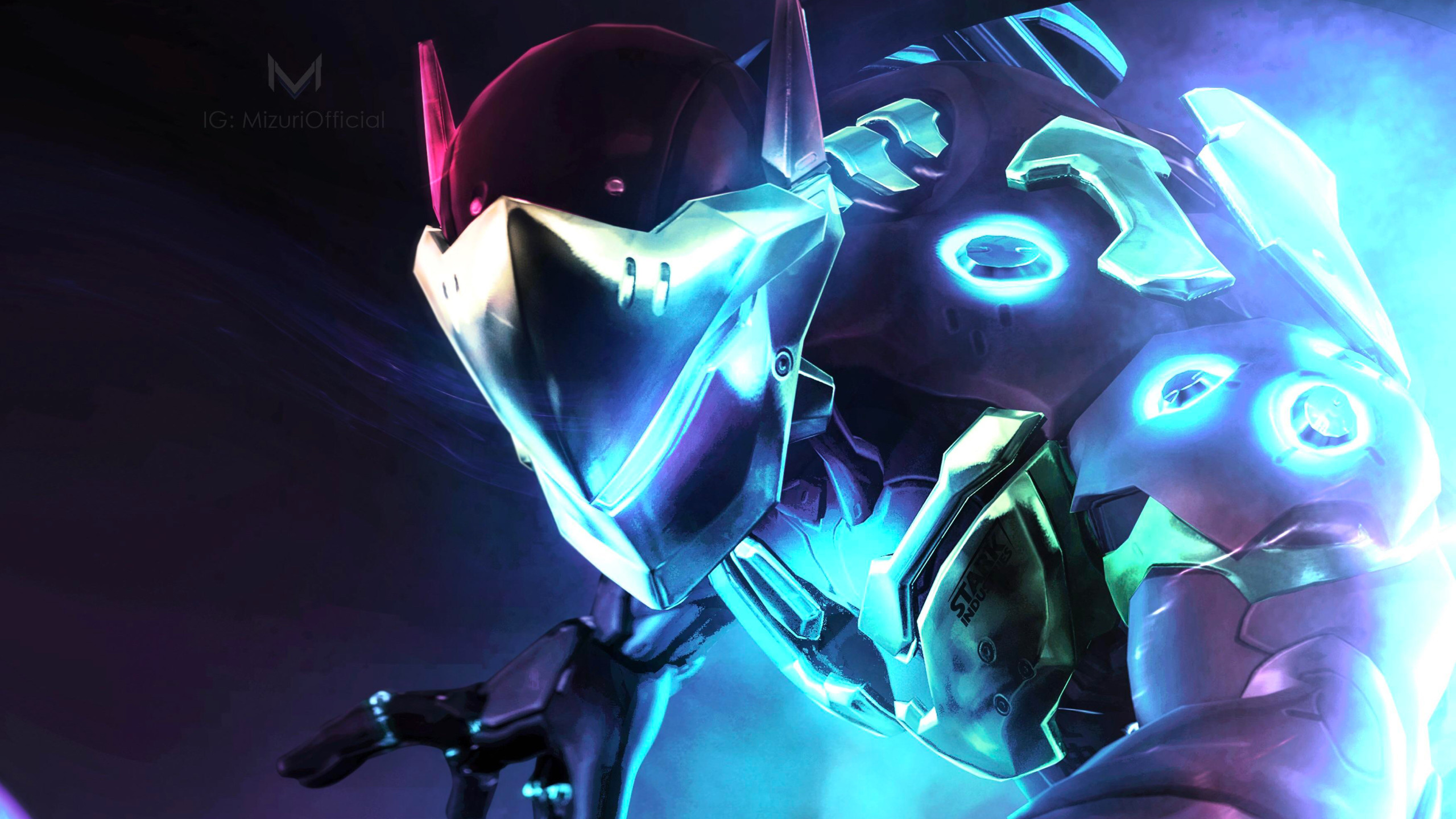 Iron Man Genji - HD Wallpaper 