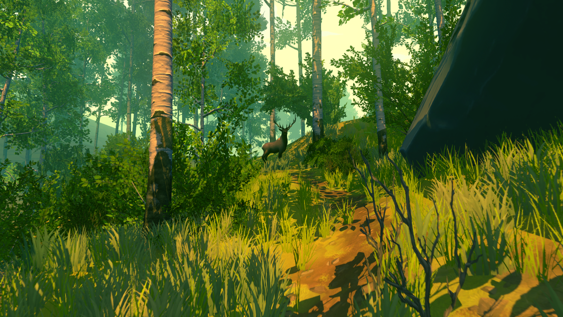 Firewatch Pine - HD Wallpaper 