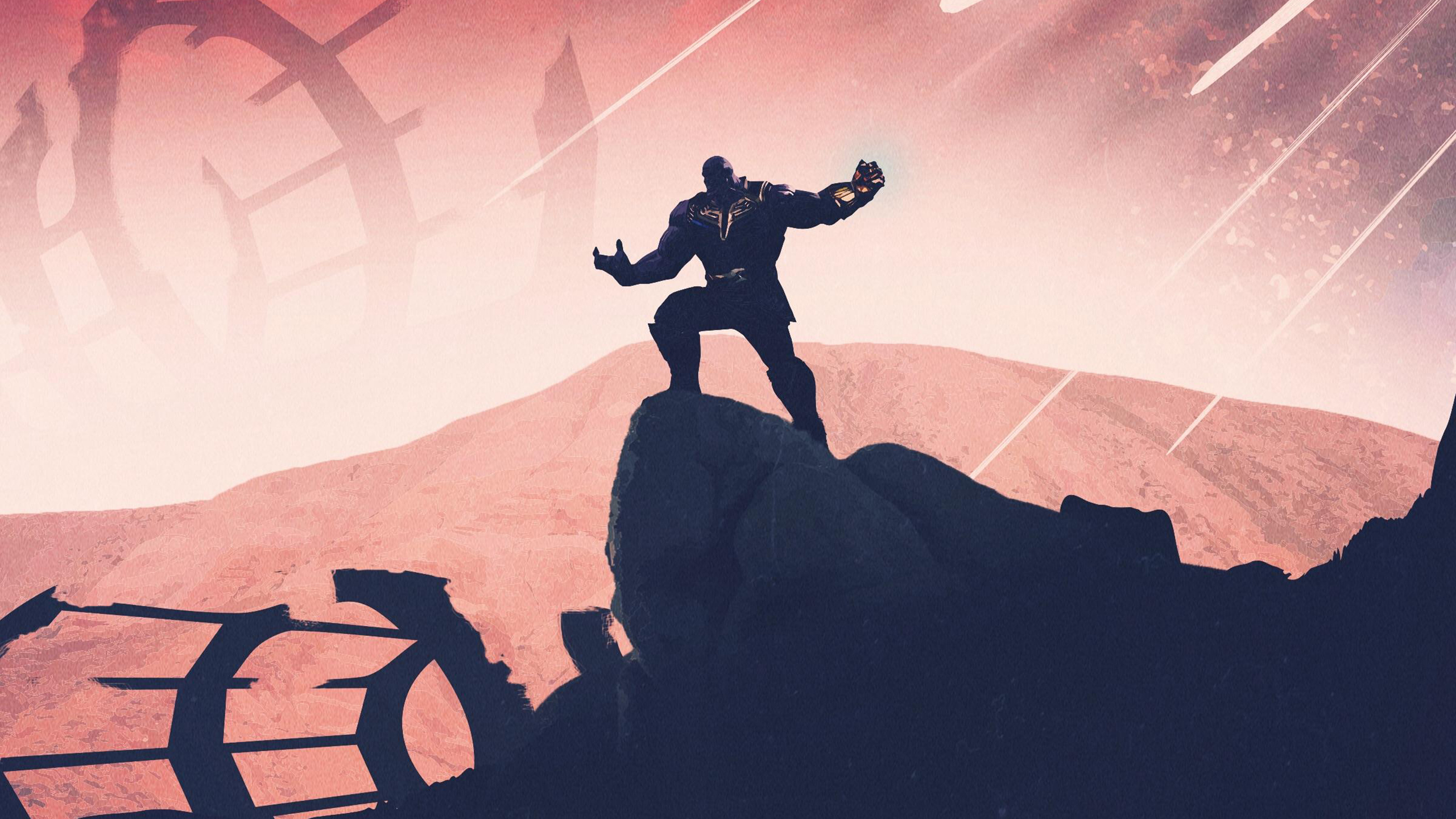 Thanos Artwork Wallpapers - Spider Man Far From Home Wallpers Iphone - HD Wallpaper 