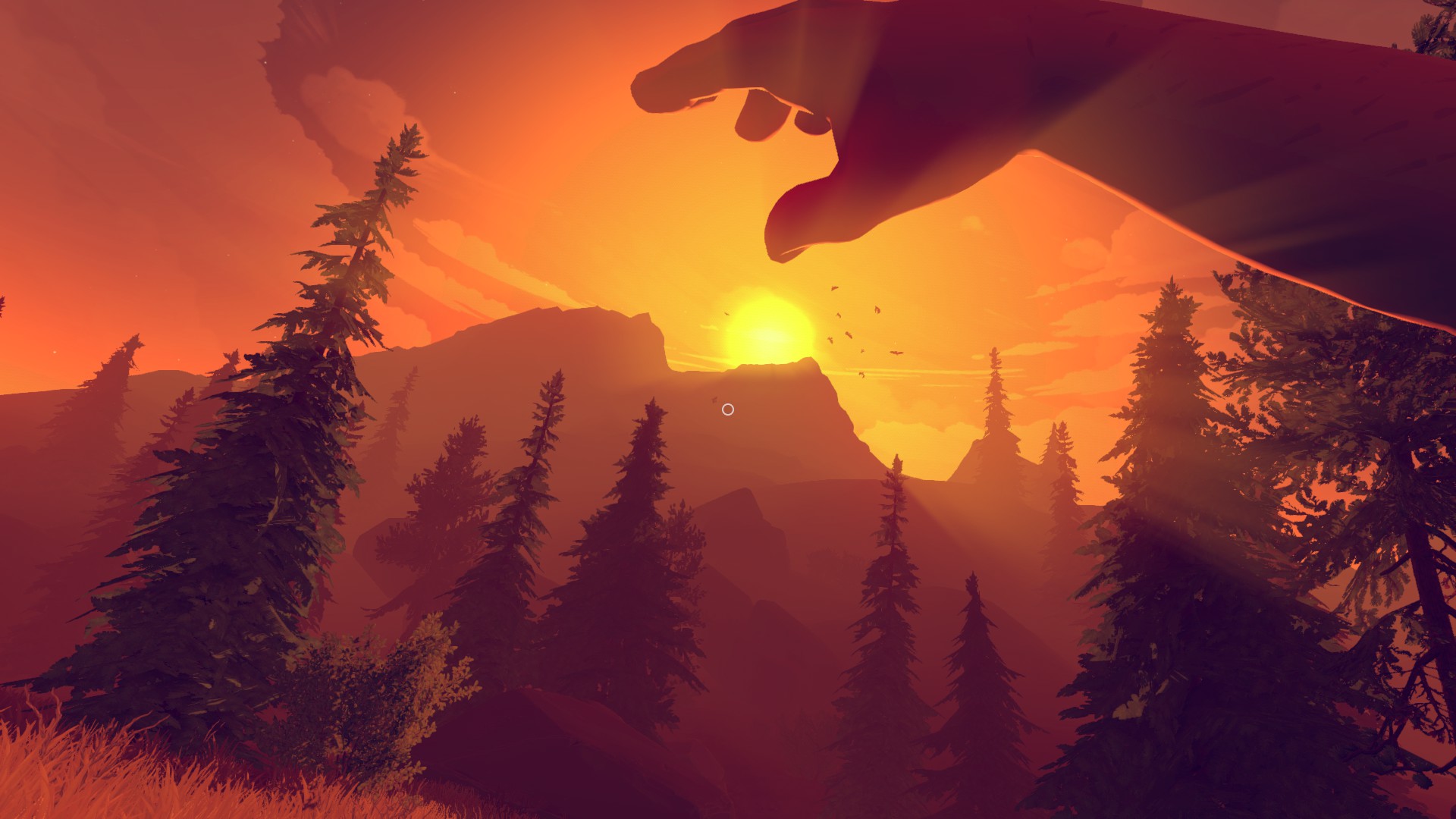 Olly Moss Firewatch Art - HD Wallpaper 