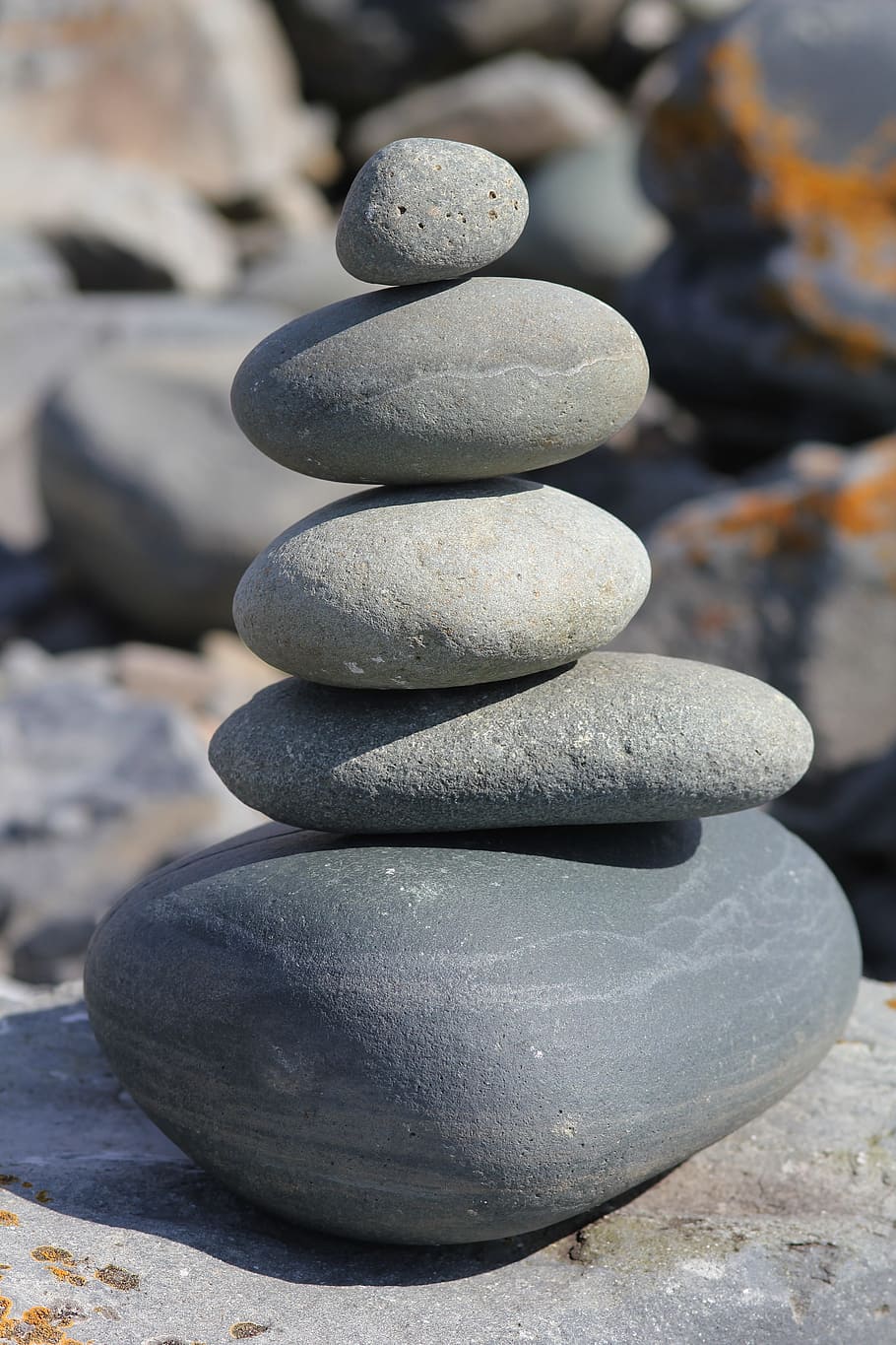 Rocks, Stacked, Stones, Rock, Balance, Balancing, Boulder, - David Needed One Stone To Silence Goliath - HD Wallpaper 