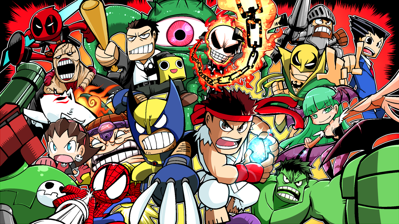 Marvel Vs Capcom Fanart - HD Wallpaper 