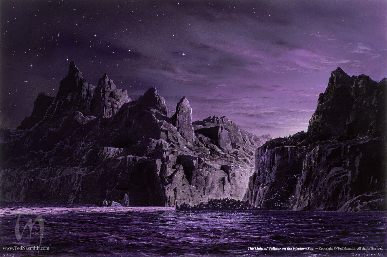 Ted Nasmith The Light Of Valinor - HD Wallpaper 