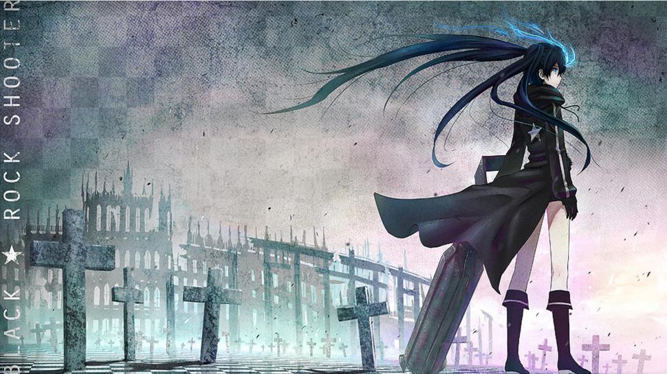 Kuroi Mato, Black Rock Shooter Wallpaper,kuroi Mato - HD Wallpaper 