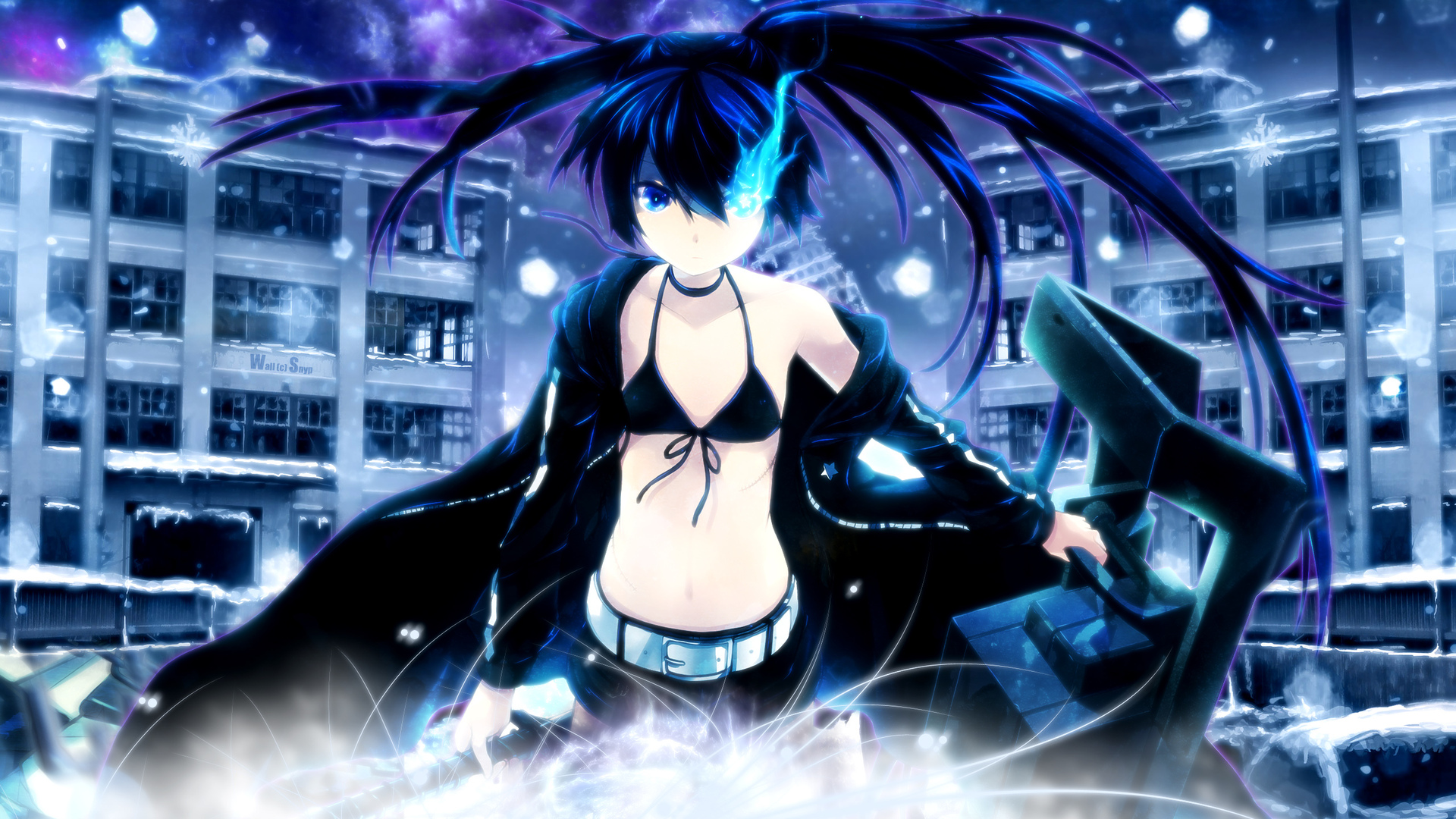 Black Rock Shooter Wallpaper Black Rock Shooter Wallpaper - Black Rock Shooter Desktop - HD Wallpaper 