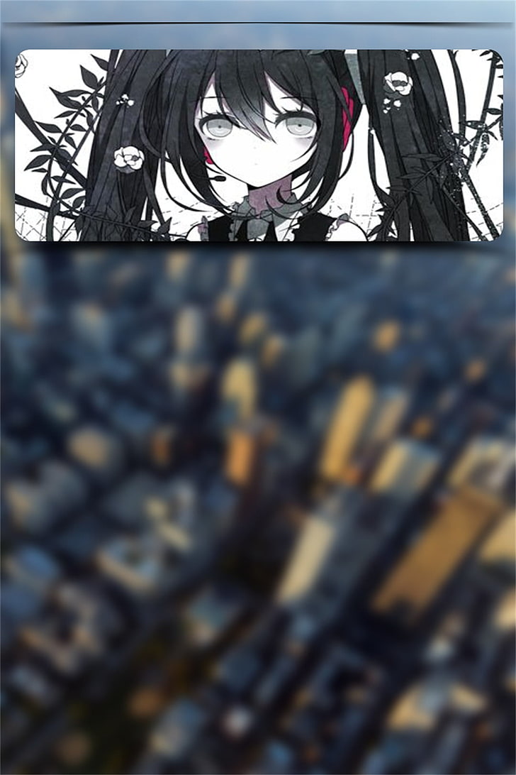 Black Rock Shooter, Hydrogen Wallpaper, Gradient, Comic - Chicago Overview - HD Wallpaper 