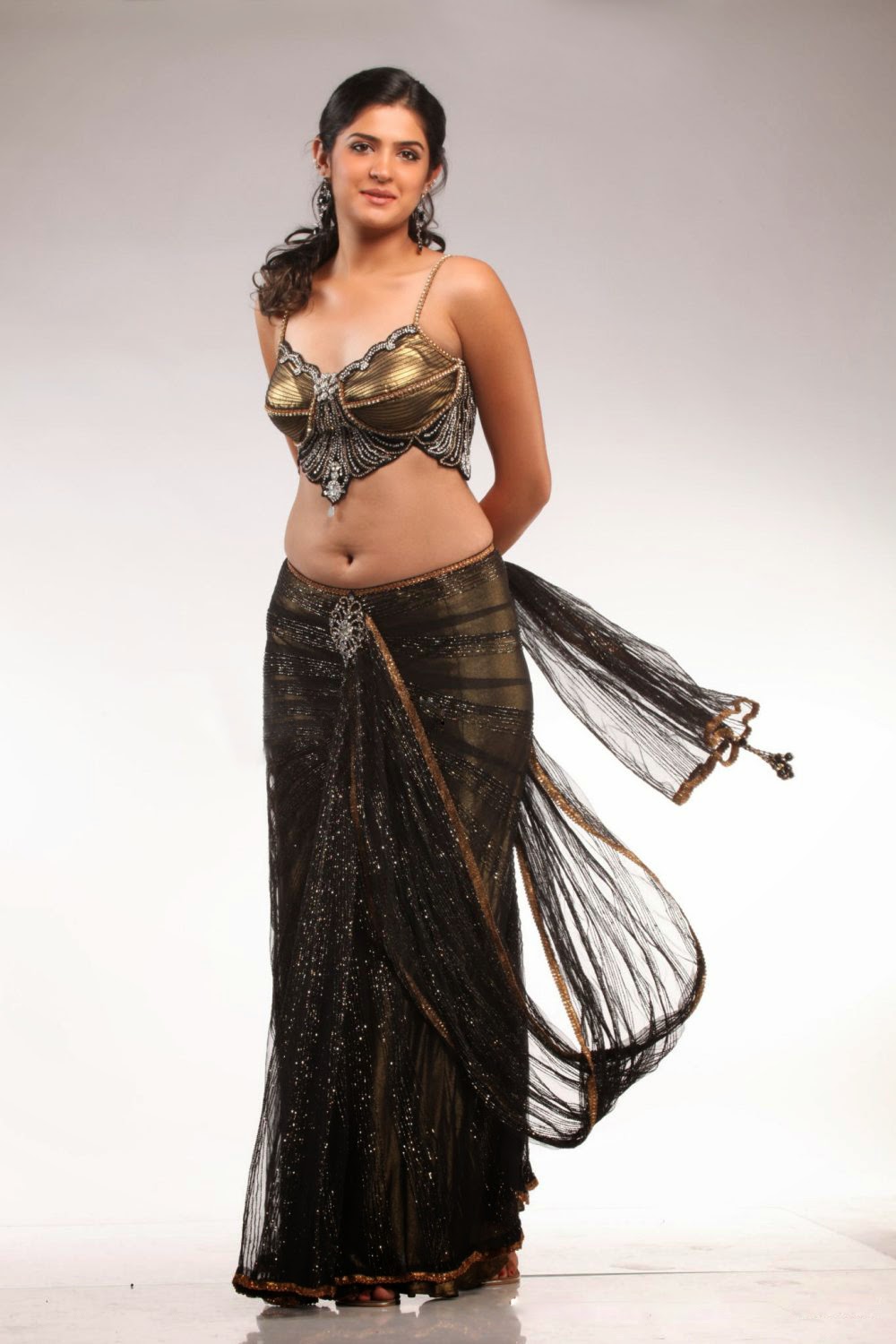 Deeksha Seth Hot Hd Cleavage Navel Image - Navel Show Hot Navel - HD Wallpaper 