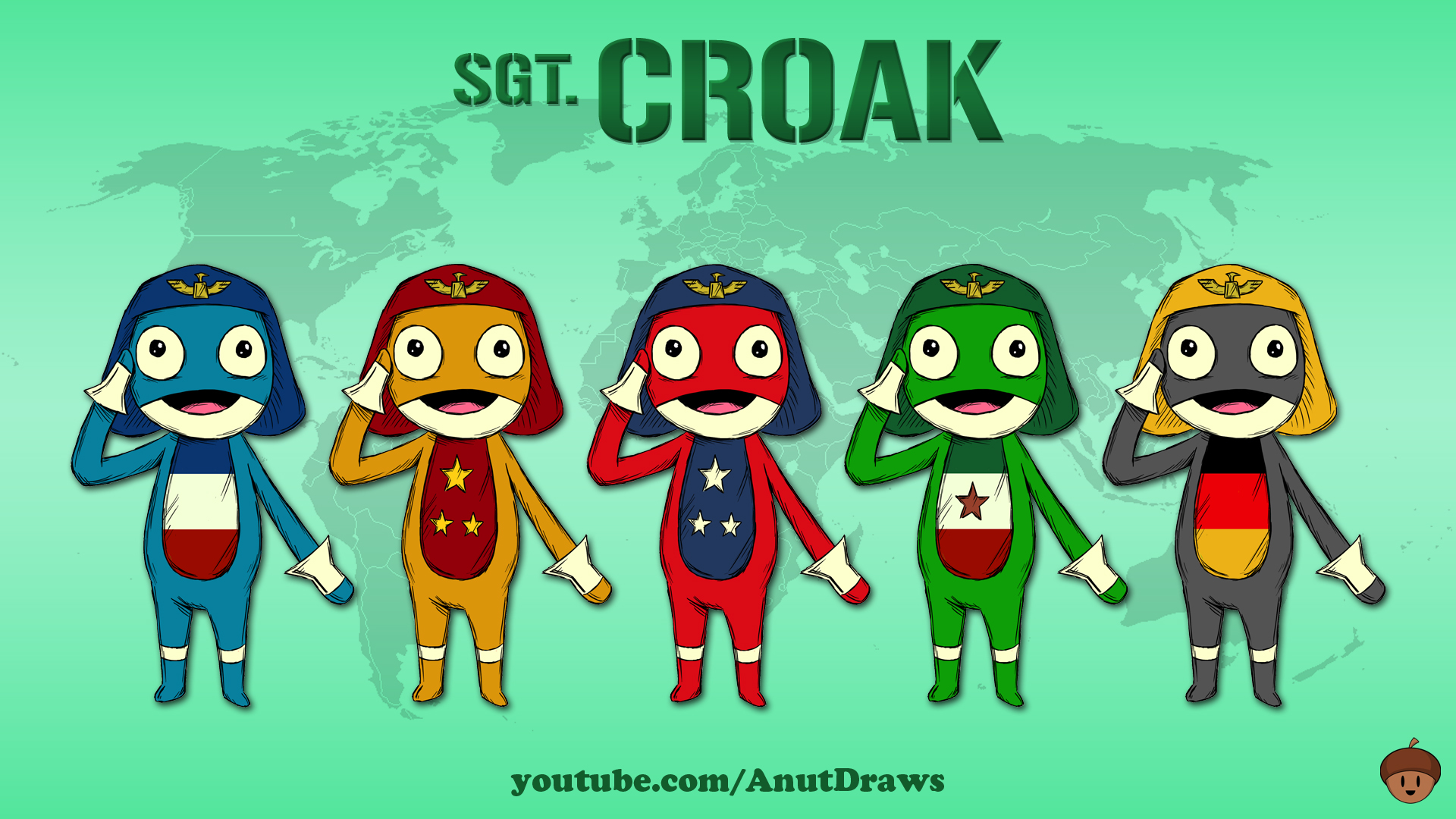 Sgt Frog Background - HD Wallpaper 