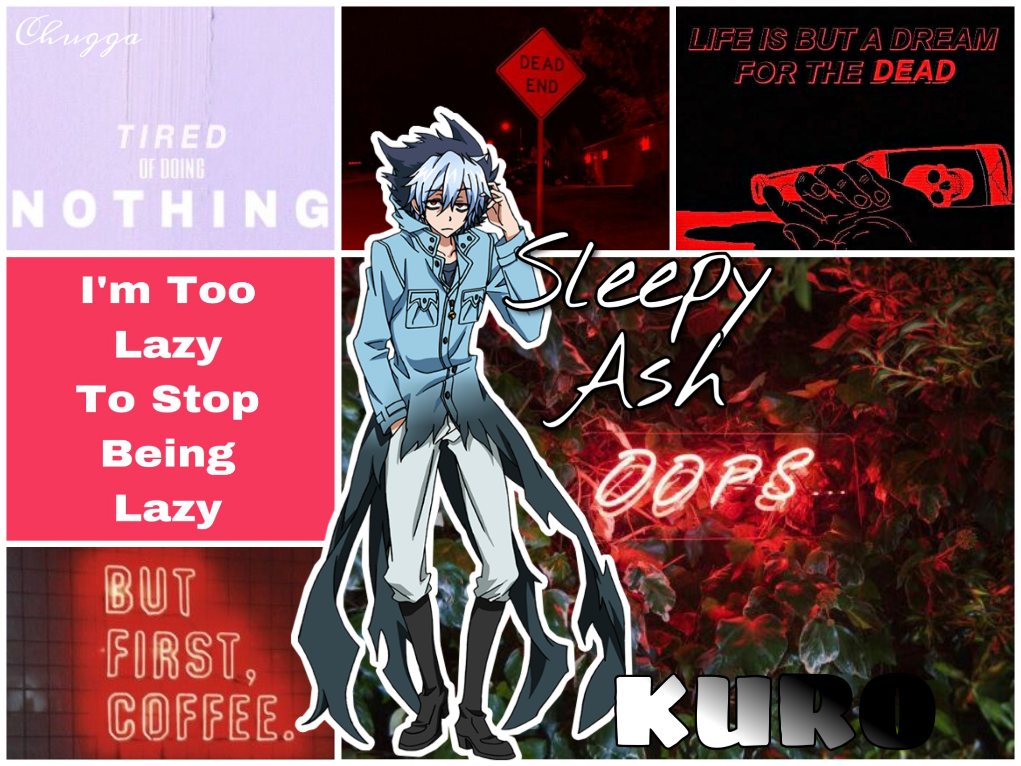 #servamp #kuro #sleepyash #aesthetic #aestheticedit - Poster - HD Wallpaper 