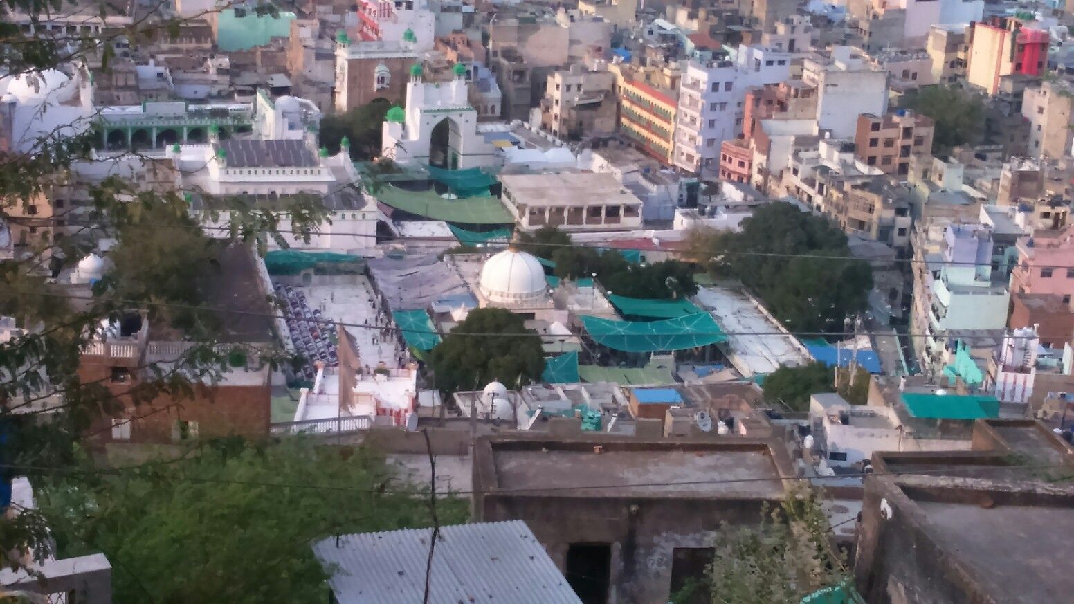 Ajmer Sharif Aerial View - HD Wallpaper 