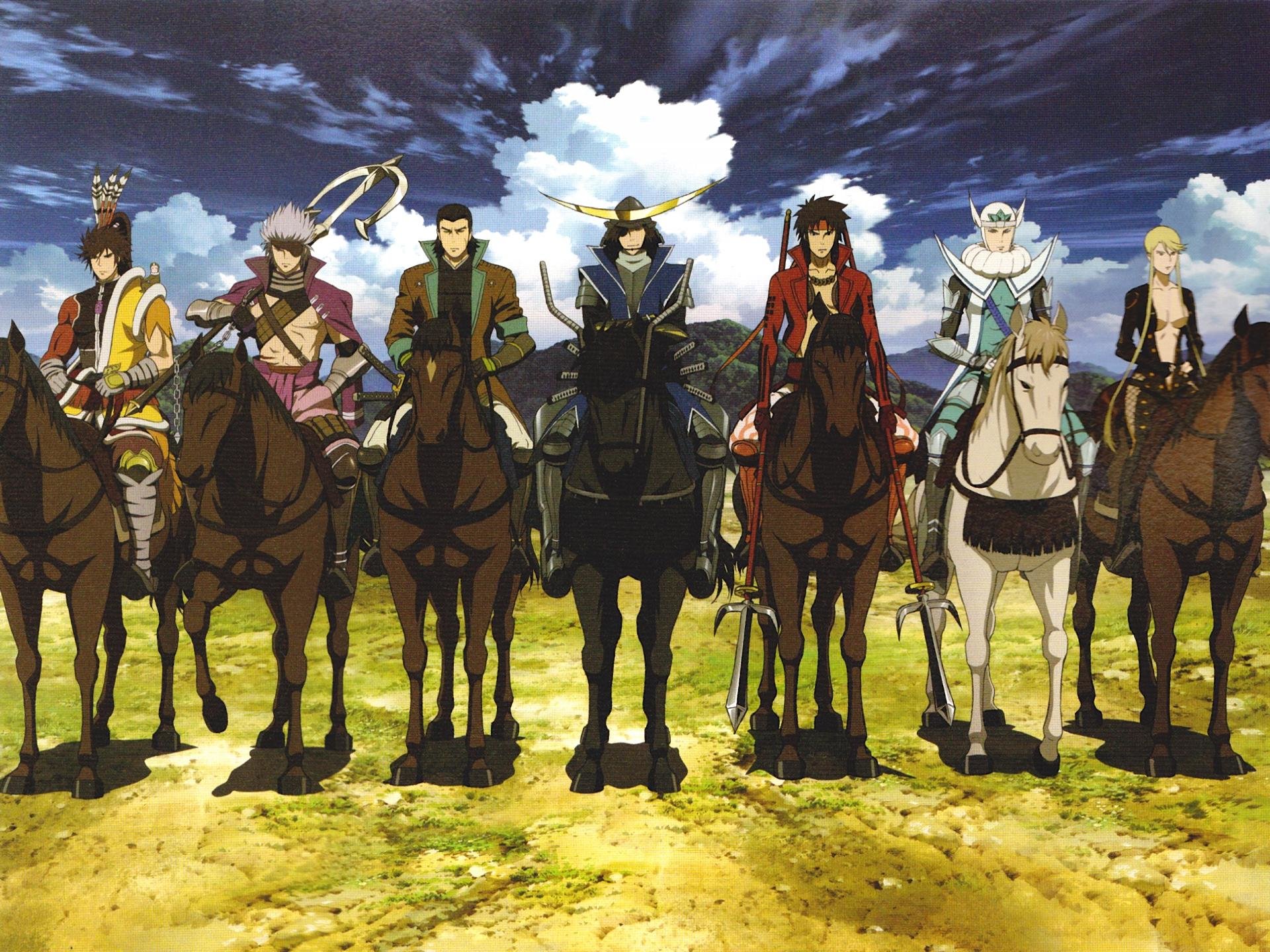 Free Sengoku Basara High Quality Wallpaper Id - Anime Series With Horses - HD Wallpaper 