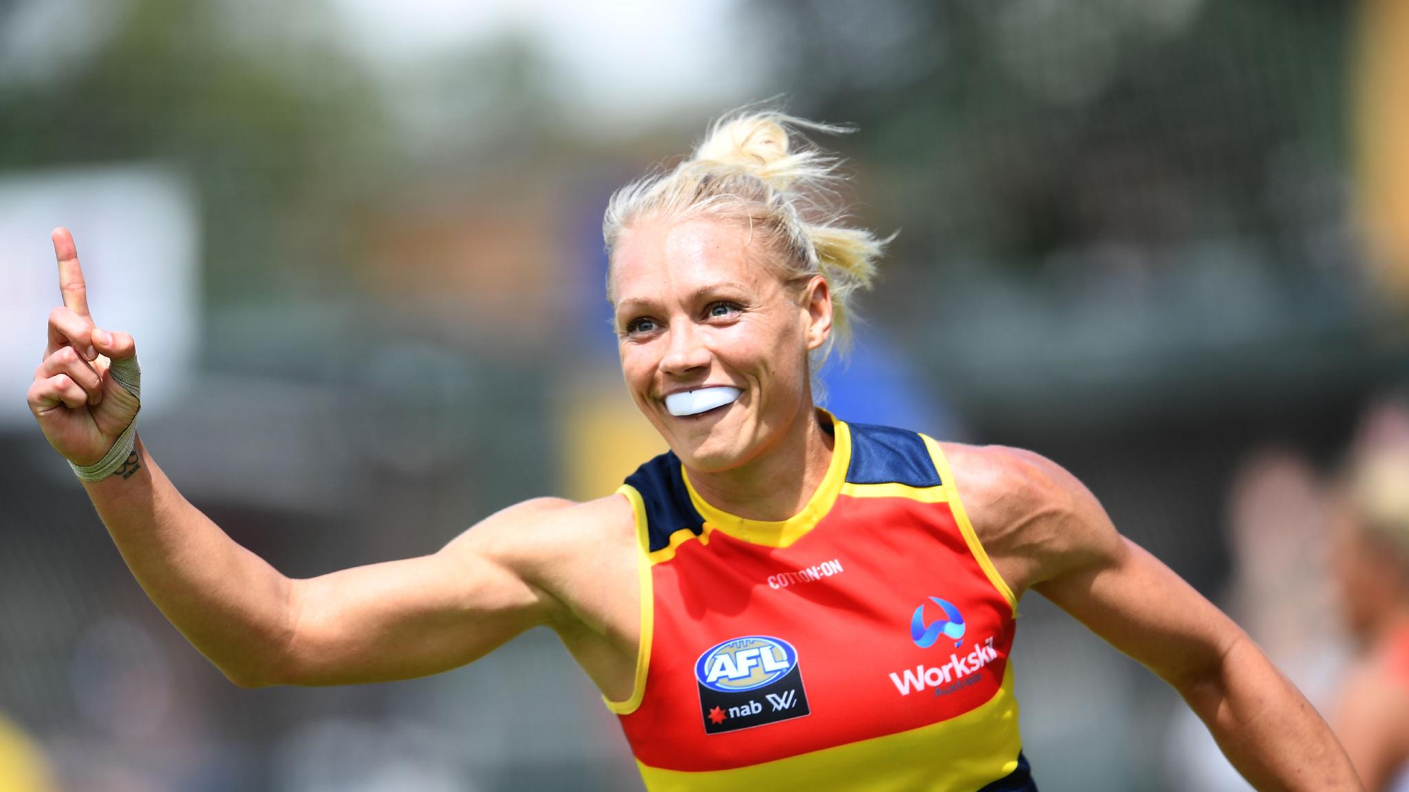 Erin Phillips Of The Adelaide Crows Has Another Reason - Heptathlon - HD Wallpaper 