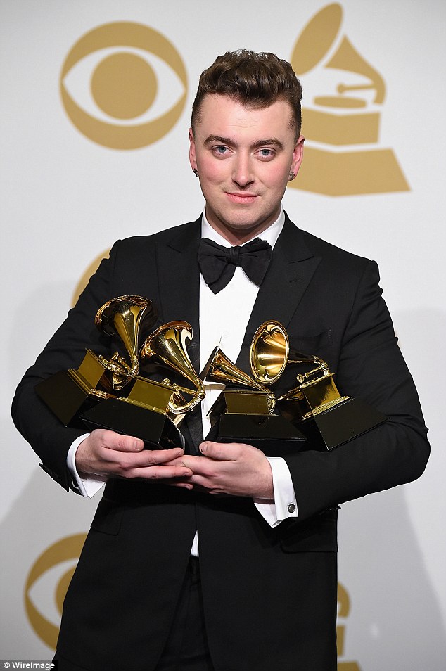 Along With Record Of The Year, His Hit Stay With Me - Grammy Awards - HD Wallpaper 