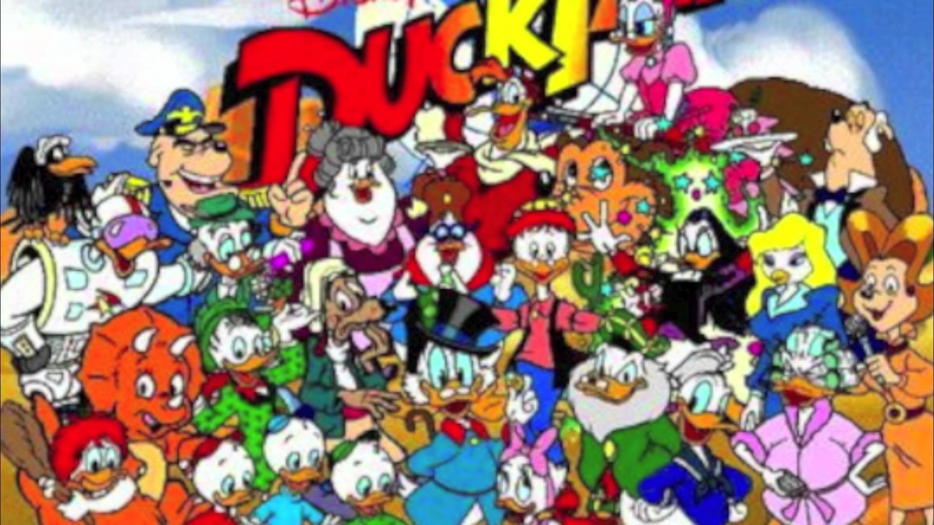 Ducktales Intro Cover - 90's Disney Cartoon Characters - HD Wallpaper 