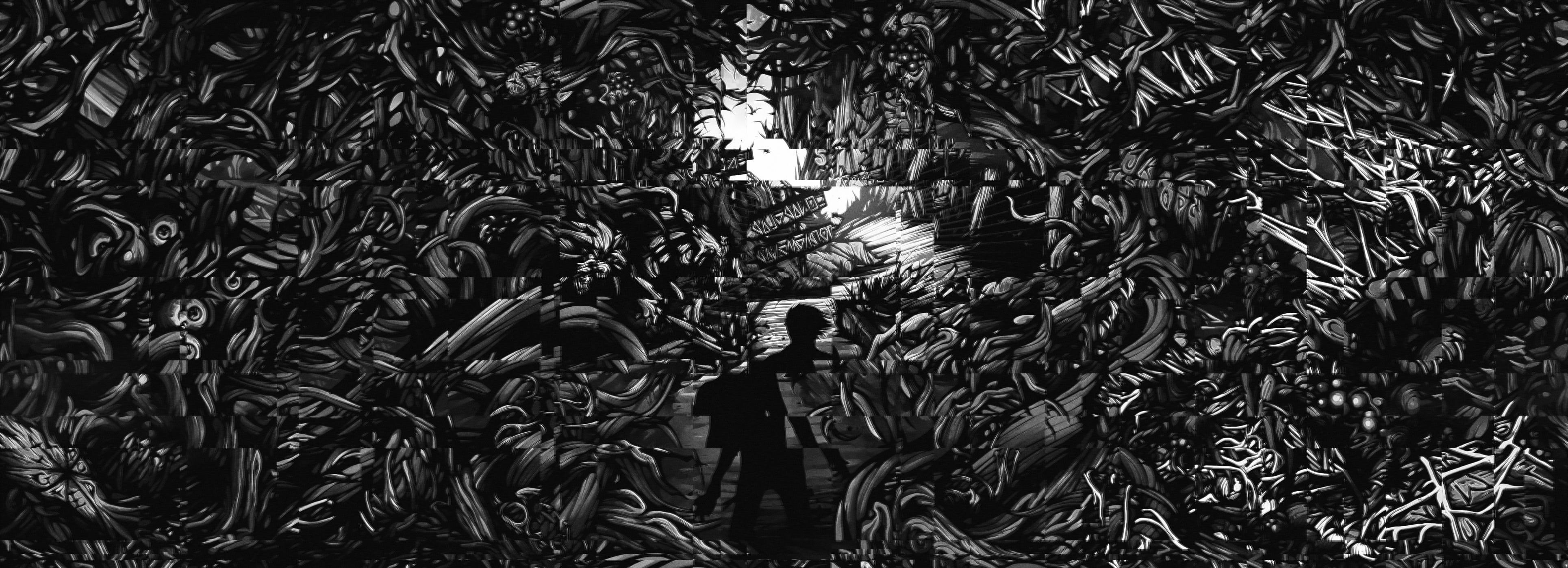 Adtr Homesick Black And White - HD Wallpaper 